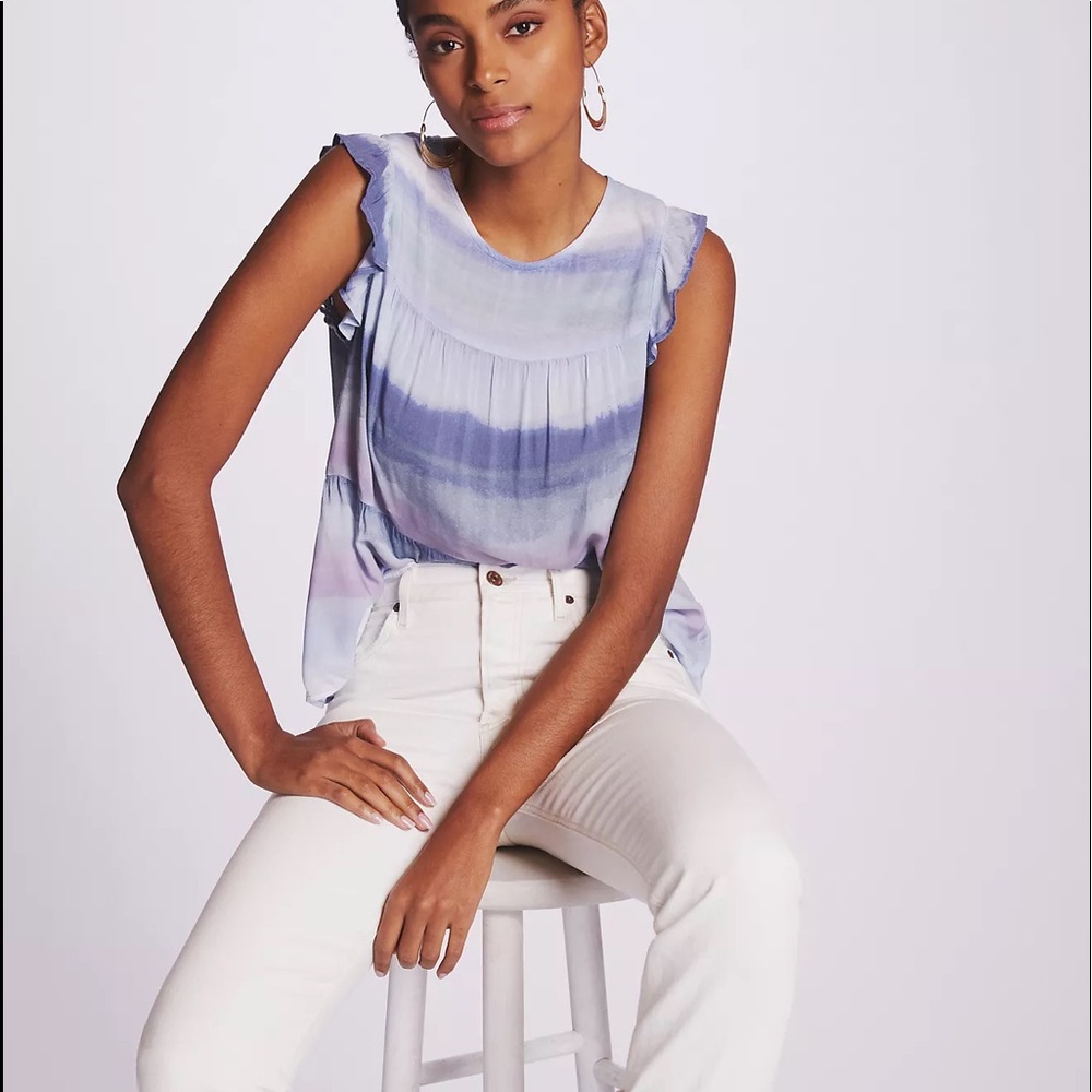 Anthropologie Cloth & Stone Tie-Dye Tank-NWT!!